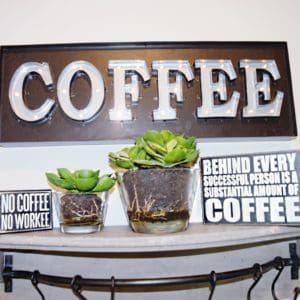 Coffee LED light up sign