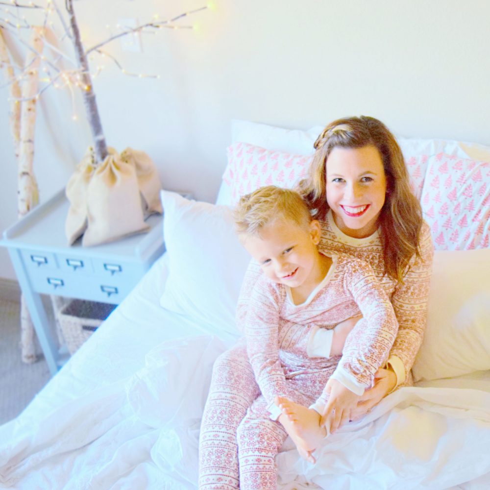 merichelle-and-cade-matching-christmas-pajamas-family-christmas-pictures