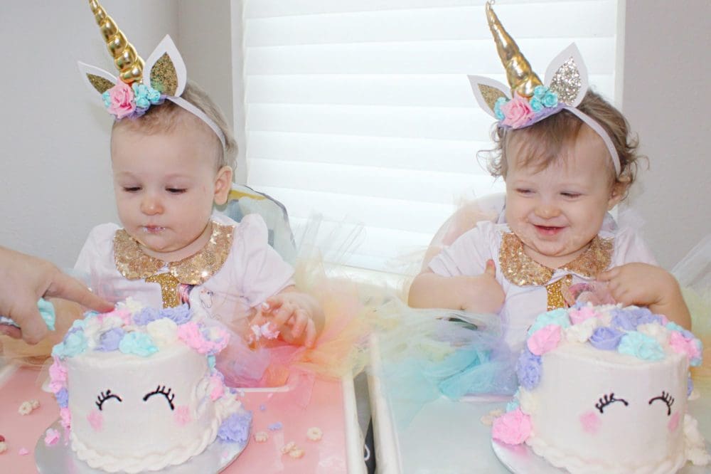 unicorn first birthday cake Unicorn Birthday Party Twin Girls Birthday unicorn 1st birthday party decorations unicorn headband unicorn birthday outfit