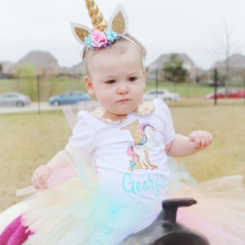 Unicorn first cheap birthday shirt