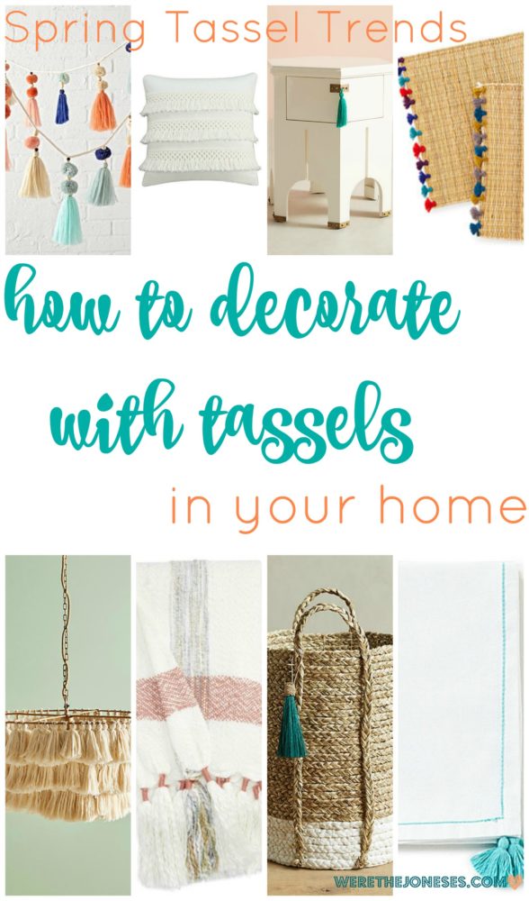 How to decorate with tassels in your home