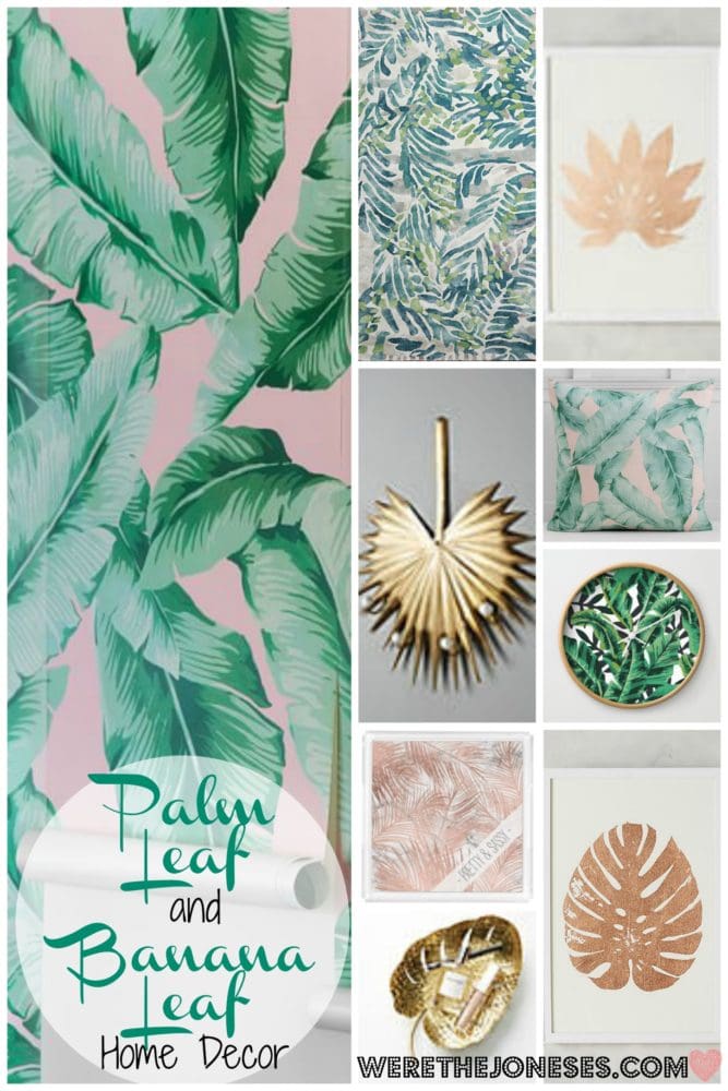 Palm Leaf Banana Leaf Home Decor