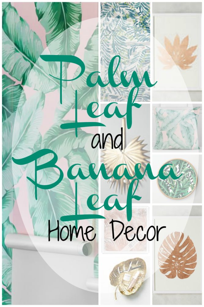 Palm Leaf Banana Leaf Home Decor
