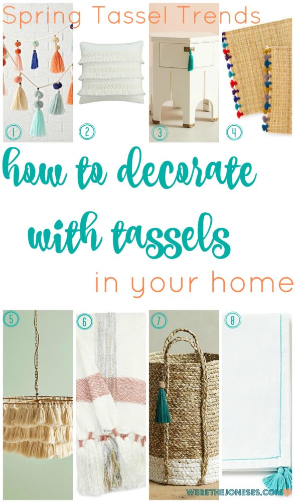 how to decorate with tassels