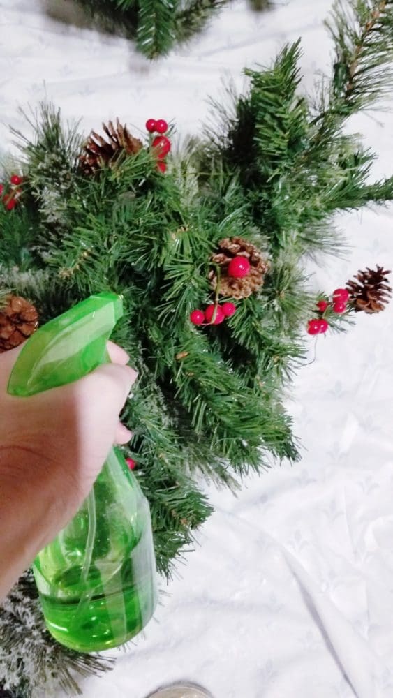 How to Flock Garland to Create Beautiful Christmas Decor