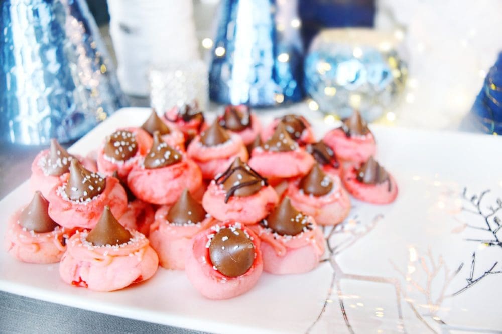 Cherry Kiss Thumbprint Cookies