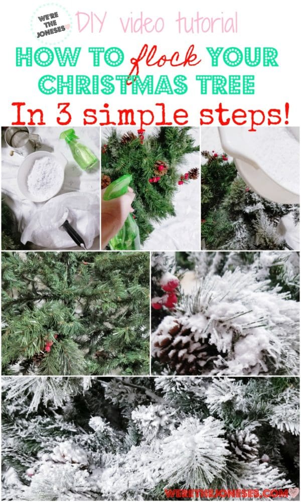 DIY Flocked Christmas Tree: How to Flock Any Christmas Tree the Right Way