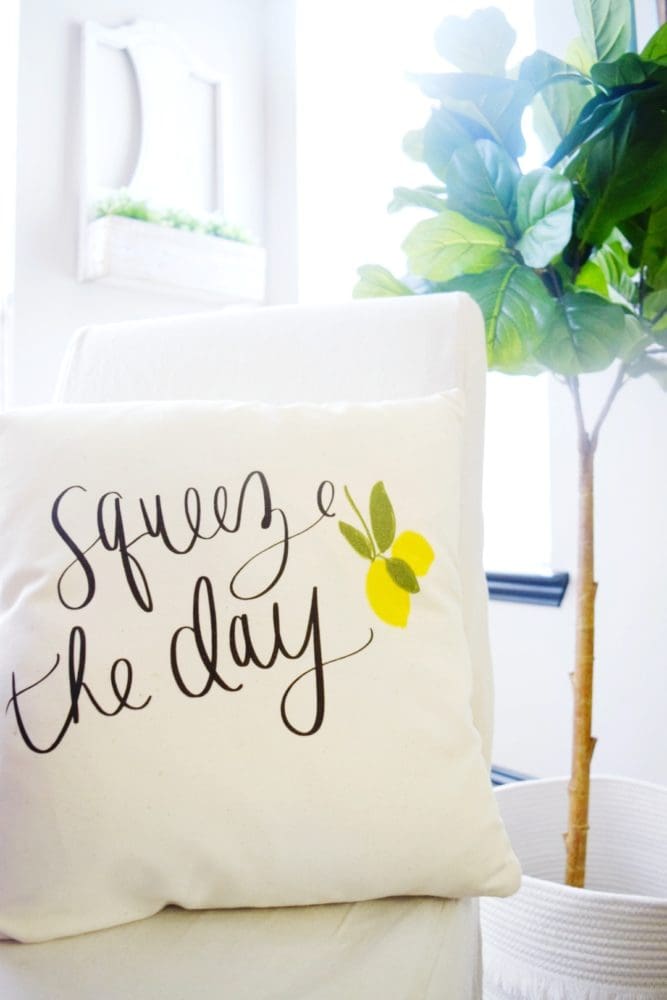 squeeze the day lemon pillow kirklands lemon decor home decorating ideas for spring lemon pillow yellow decor lemon yellow design ideas spring decor inspiration new spring line lemony yellow decorating 