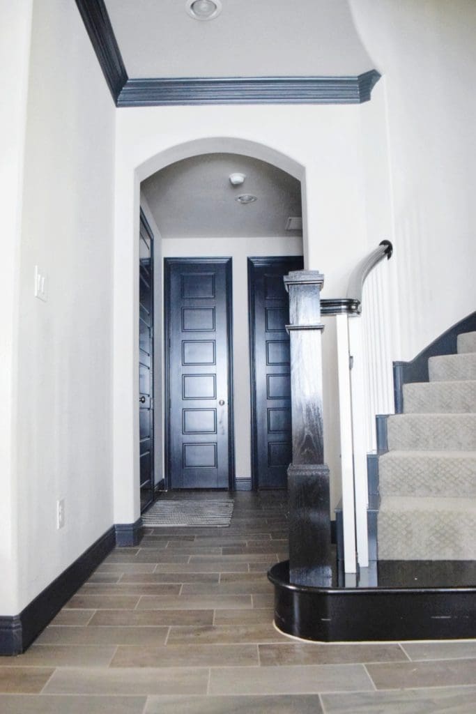 Want a Black Interior Front Door? How New Trim And Paint Change Everything