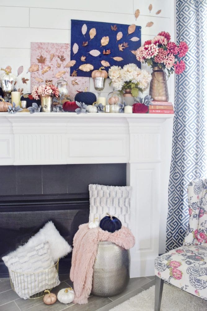 Modern Fall Mantle: How to Get the Luxe Glam Look in Your Home