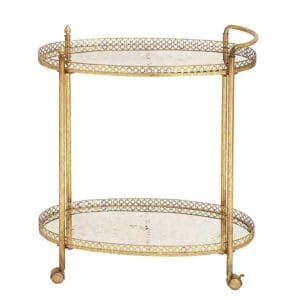 Bar Gift Ideas Rose All Day Gift Collection Gold Bar Cart Distressed Gold Round Bar Serving Cart