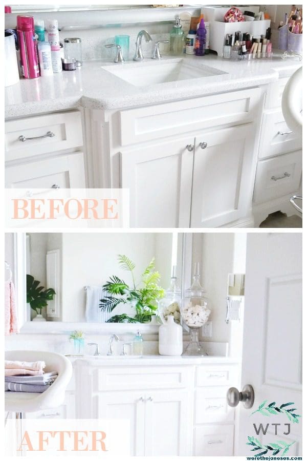 Master Bathroom Refresh Before and After Pictures Modern and Fresh Master Bath Decorating Ideas On a Budget