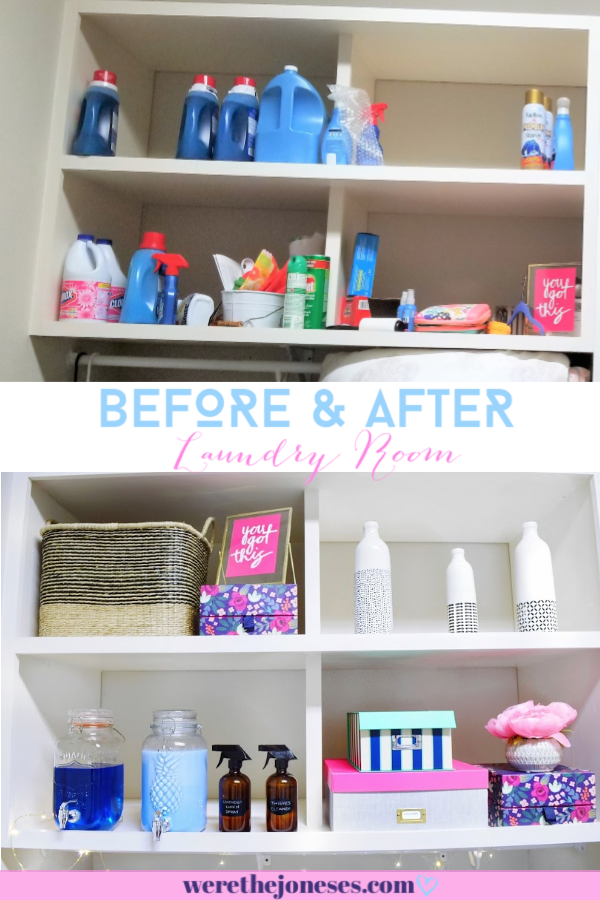 laundry room makeover before and after images best laundry room decorating ideas and easy organizing tips on a budget