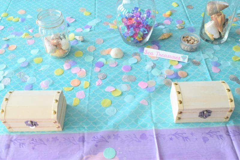 mermaid party craft ideas how to make treasure box craft