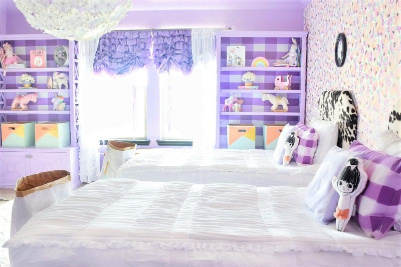 Light purple discount girls room