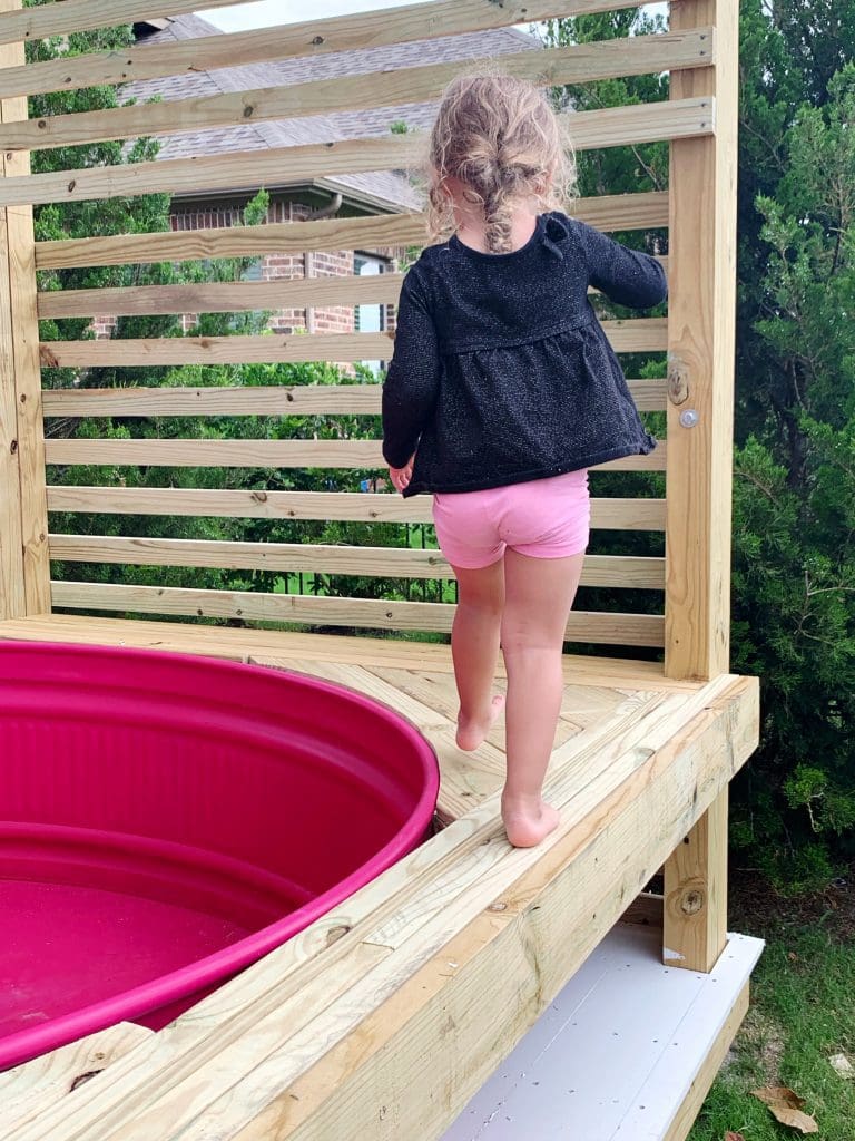 Pink Stock Tank Pool and Deck Reveal! Spray Painted our Pool Pink = Best Decision Ever!