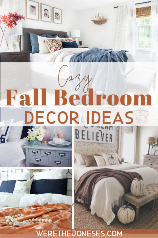 Fall bedroom decor ideas and inspiration for decorating for fall