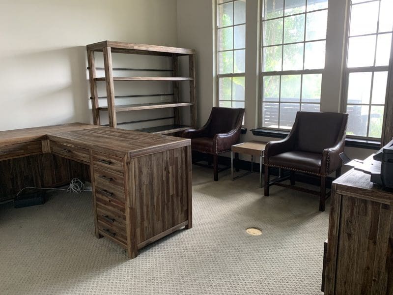 masculine traditional office furniture - one room challenge week one