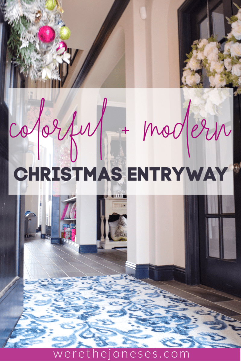 christmas decor entryway