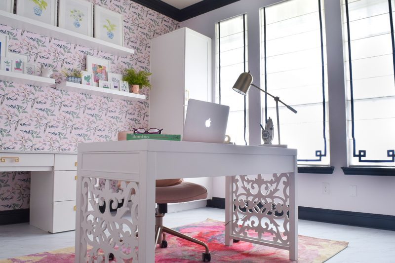 Office Reveal  Modern Office Makeover — Bodine White
