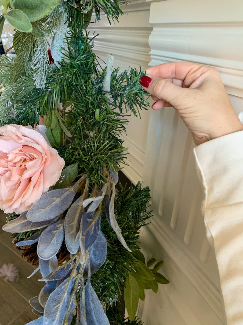 how do you make a christmas mantel garland?