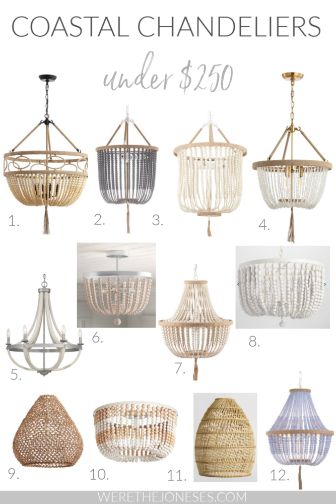 beach chandelier lighting