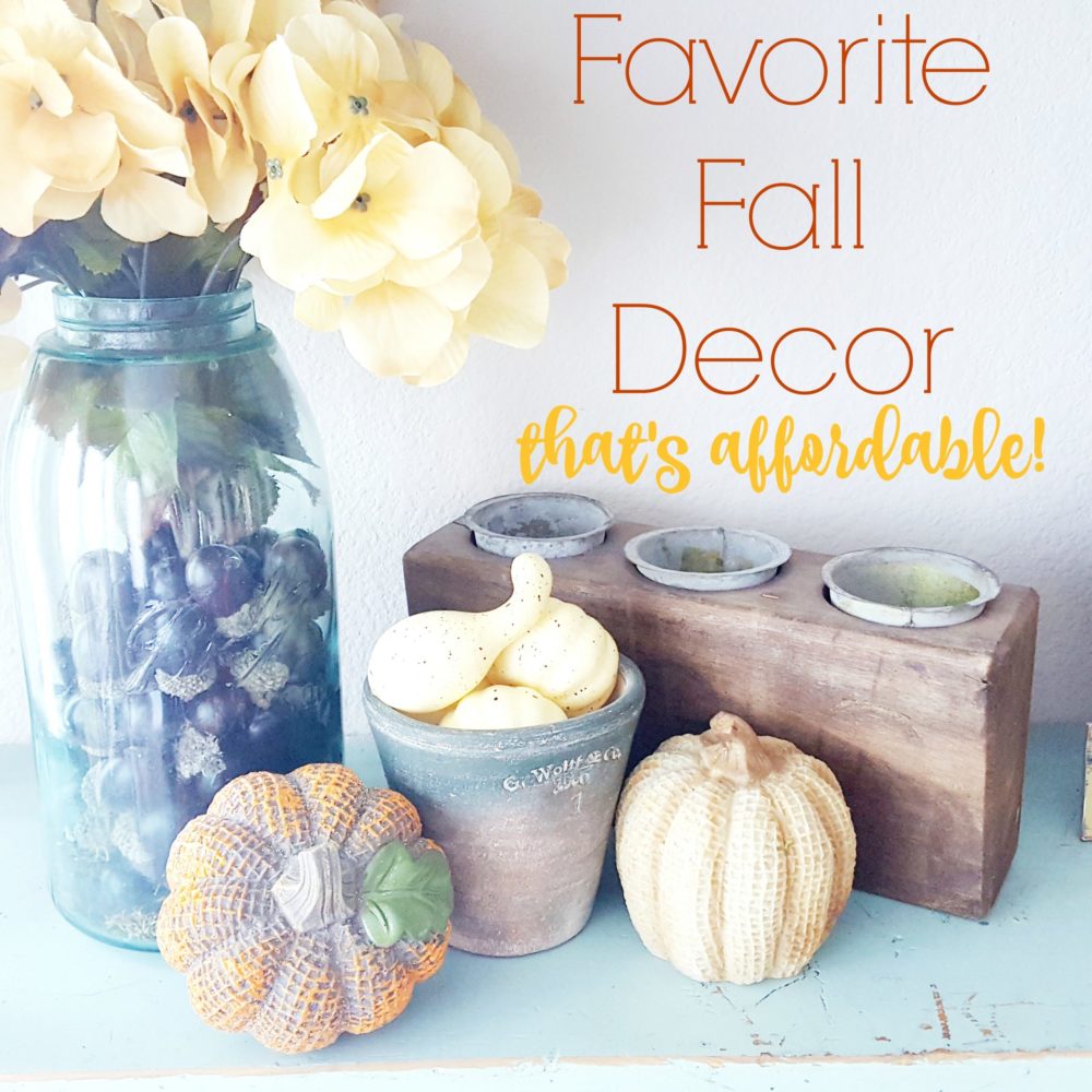 Favorite Fall Decor That's Affordable