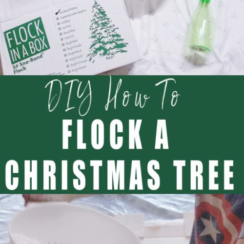 How to Flock a Christmas Tree DIY Video Tutorial » We're The Joneses