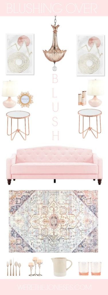 blushing over blush blush decor blush furniture