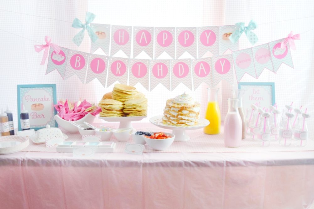A Preppy Pretty Pancakes and Pajamas Birthday Party » We're The Joneses