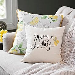 Squeeze the Day Lemon Pillow