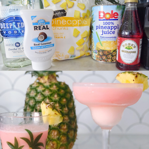 Chi Chi frozen island drink cocktail 5 ingredients in 5 minutes!
