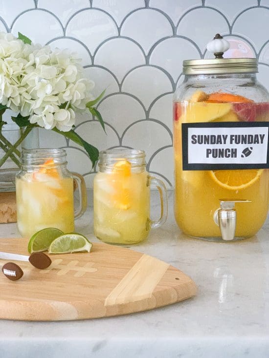 sunday game day drink for football party or tailgate