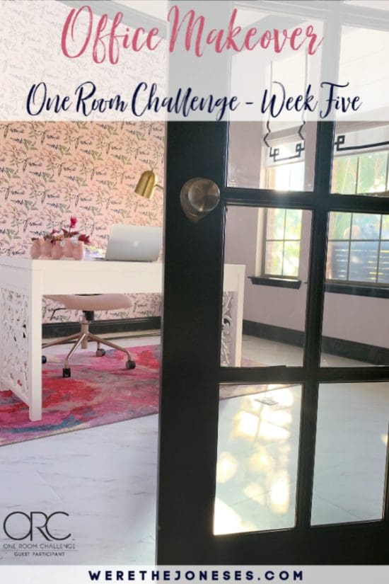 office makeover update on one room challenge week 5