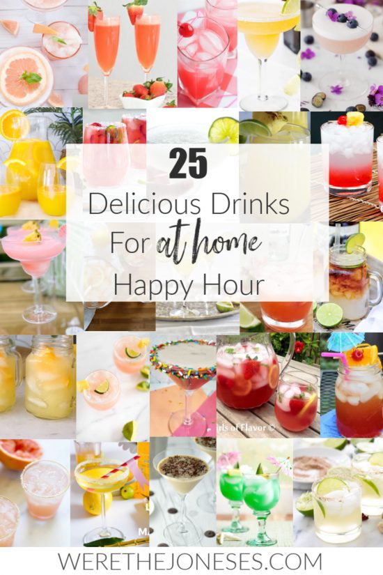 drinks for happy hour at home
