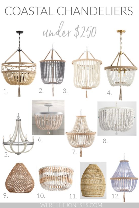 Coastal Chandeliers and Lighting Ideas for your Home