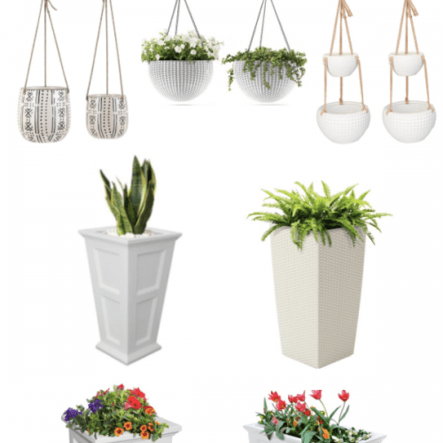 outdoor planter for plants hanging planter for patio