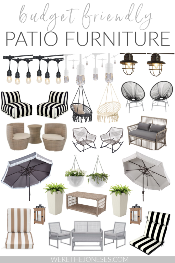 Budget Friendly Patio Furniture Ideas We Re The Joneses