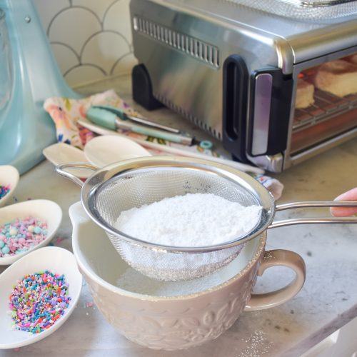 donuts with biscuit dough