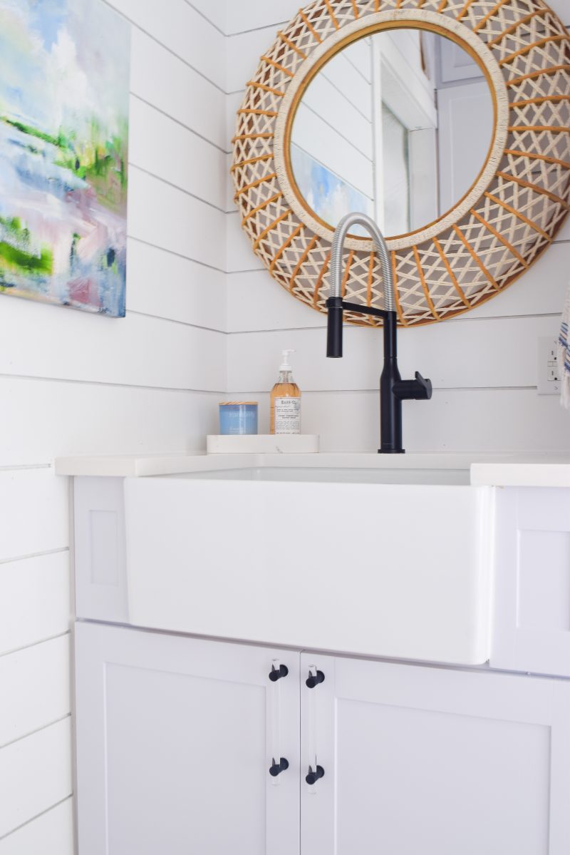 Laundry Room Farmhouse Sink Makeover  ORC Week 7 » We're The Joneses