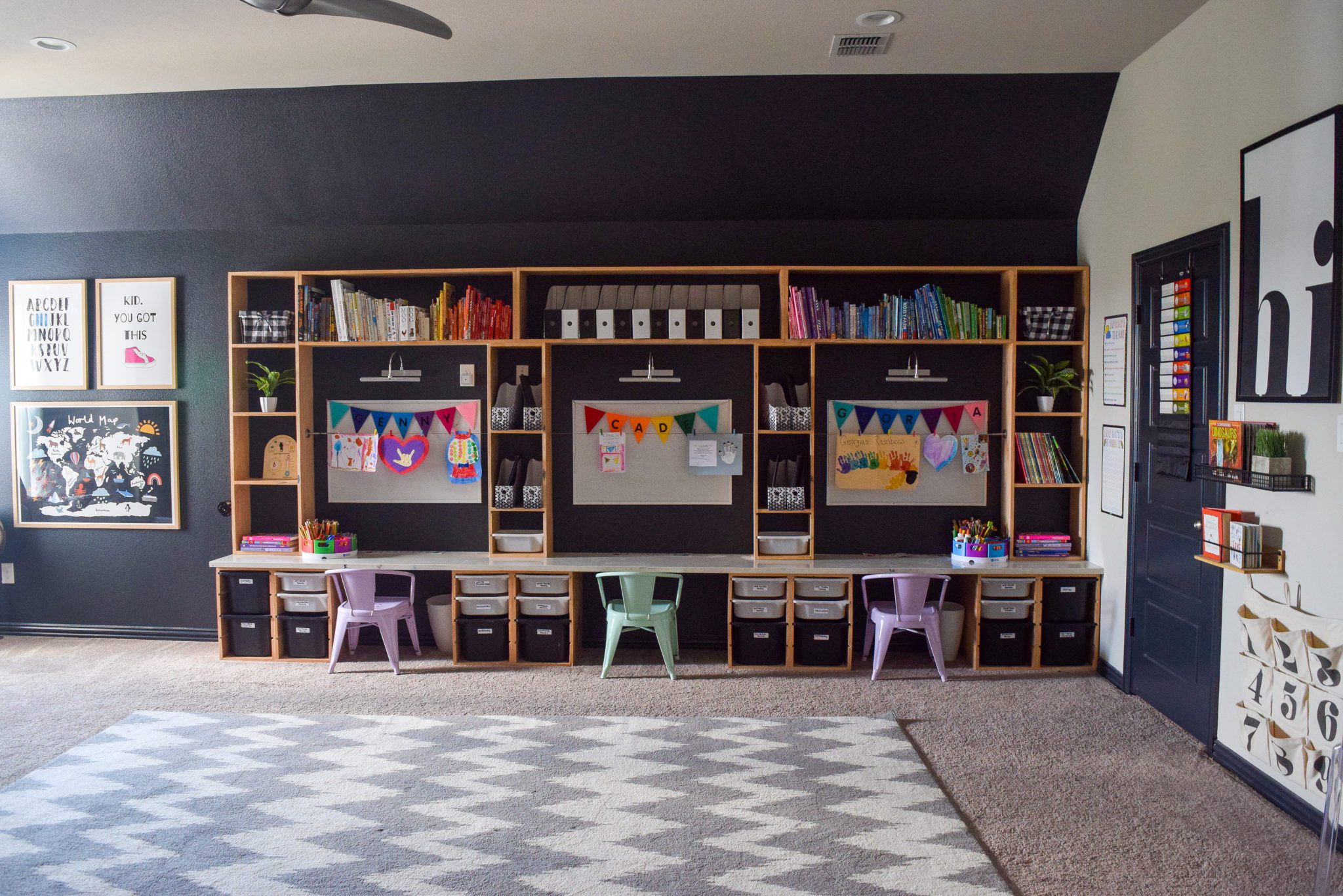 Diy Modern Homeschool Room Reveal Were The Joneses