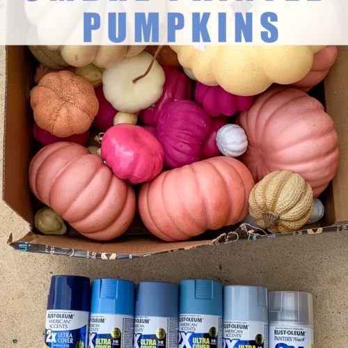 how to paint pumpkins for easy fall decor DIY