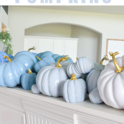 ombre painted pumpkins easy fall DIY