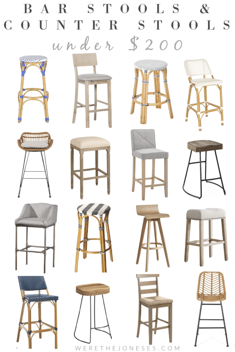 Modern Coastal Bar Stools Under 200 Were The Joneses