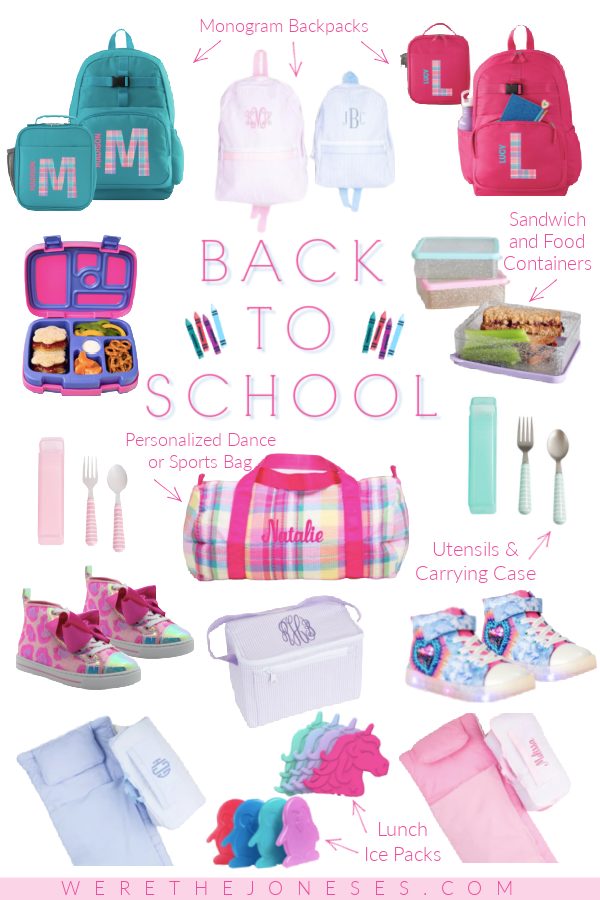 back to school supplies for girls and boys