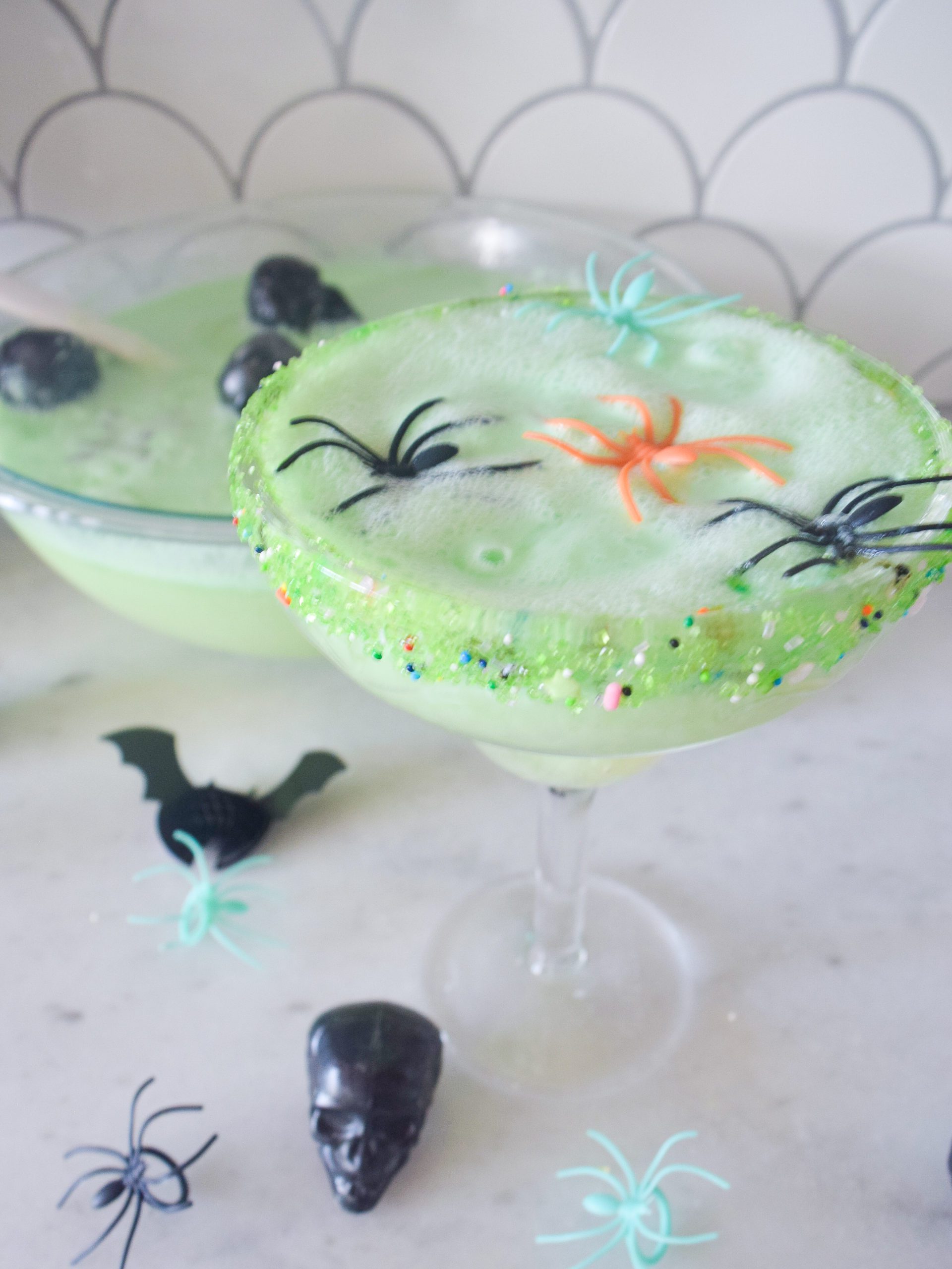 Poison Punch | Halloween Lime Sherbet Drink