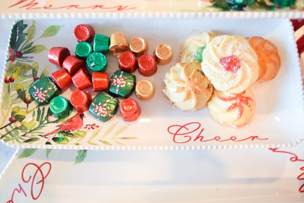 christmas candy tray